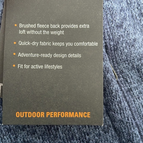 Orvis Women’s Outdoor Performance Blue Marled Sweater Fleece Comfort Classic XS - Picture 16 of 16